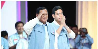 Tanda Menang Satu Putaran di Kampanye Akbar Prabowo-Gibran